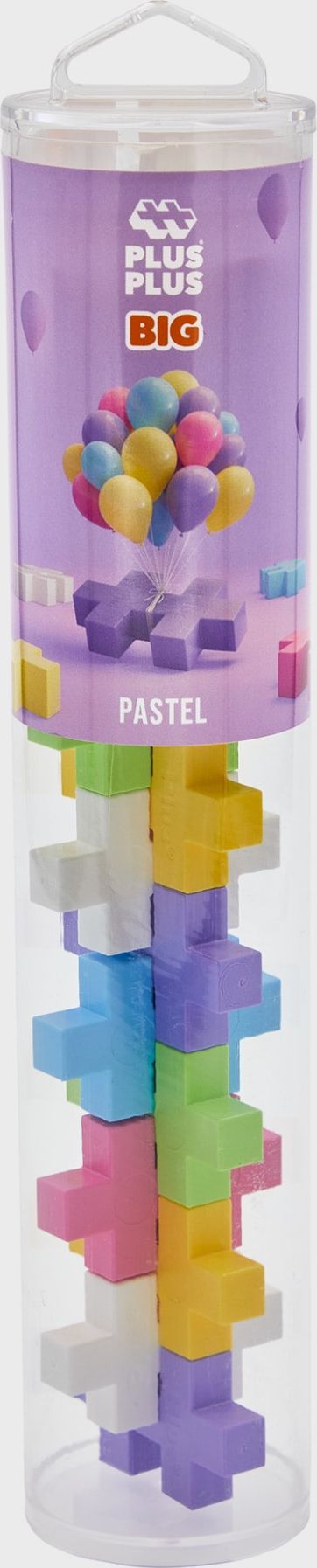 Plus-Plus Big Pastel Tube 15pcs