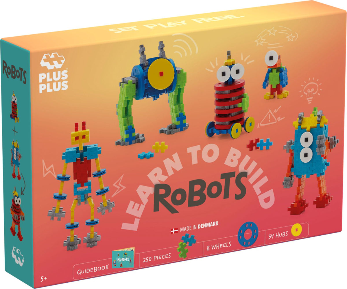 Plus Plus 250 learn to builds robots
