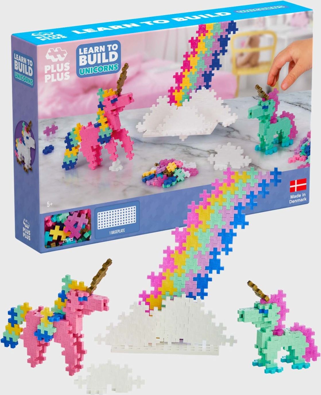 Plus Plus learn to build yksisarviset