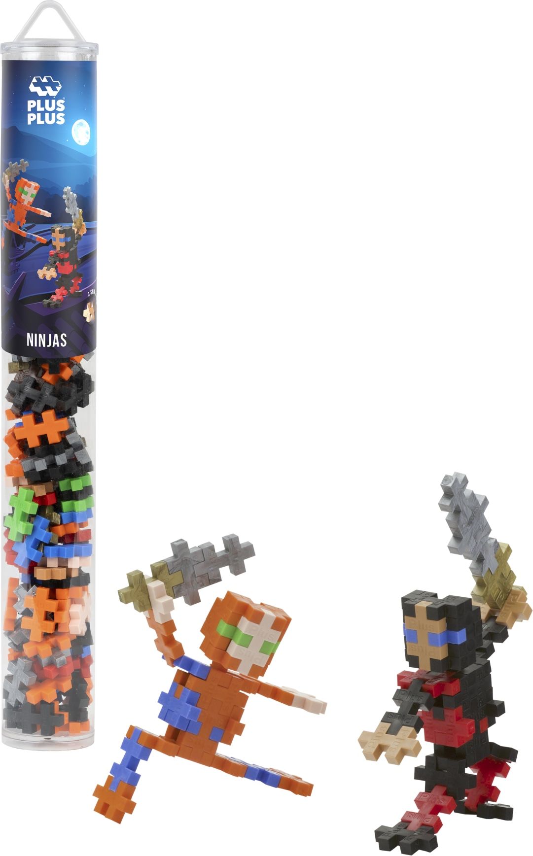 Plus-Plus Tube Ninjas100pcs