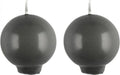 Pallokynttilä tummanharmaa 2 pack