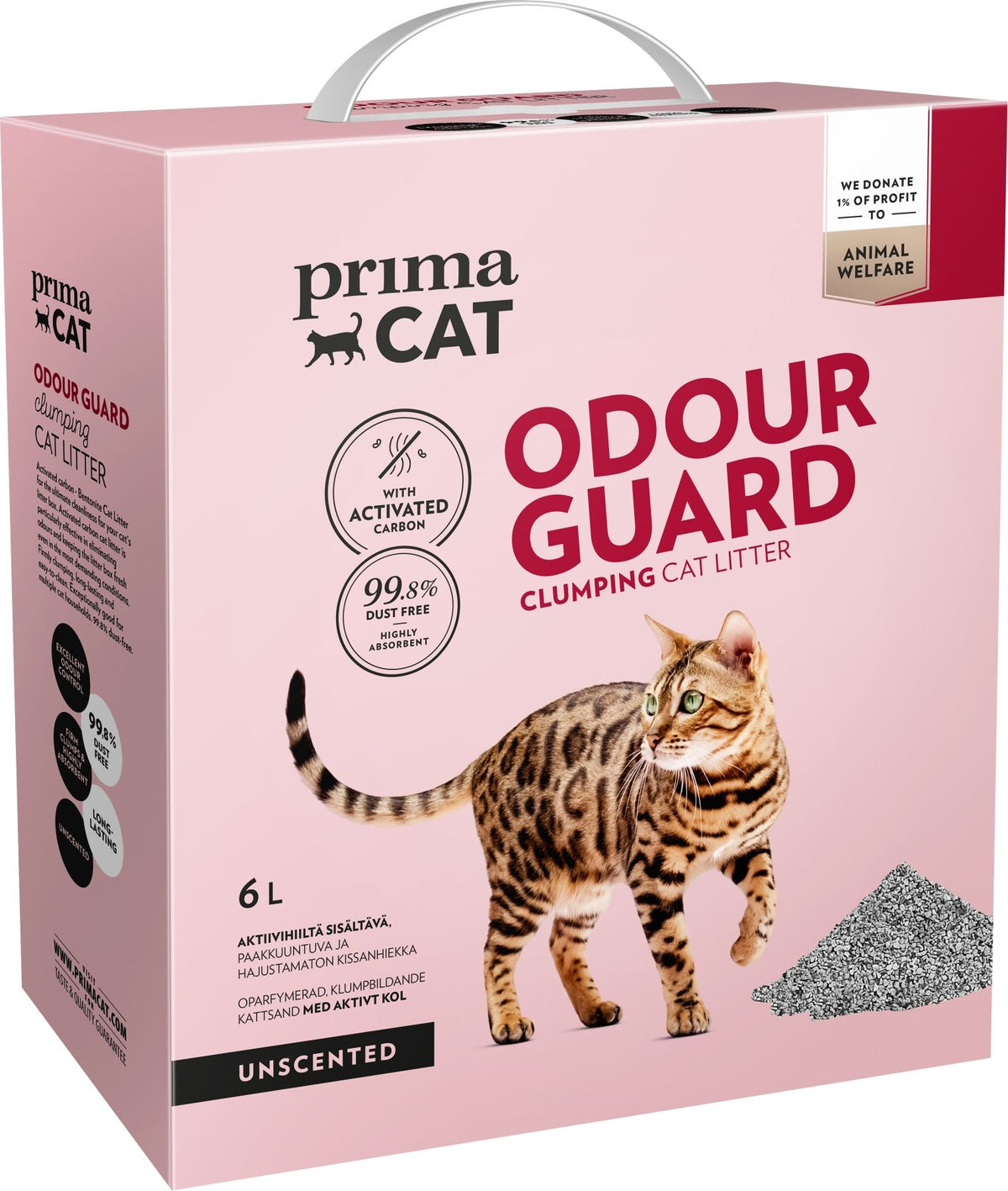 PrimaCat Odour Guard Unscented  kissanhiekka