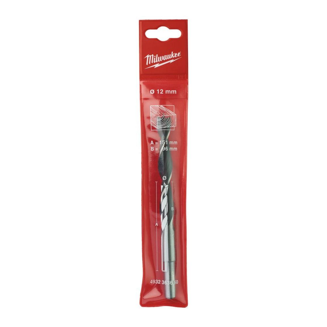 Milwaukee Puuporanterä 12x151 mm