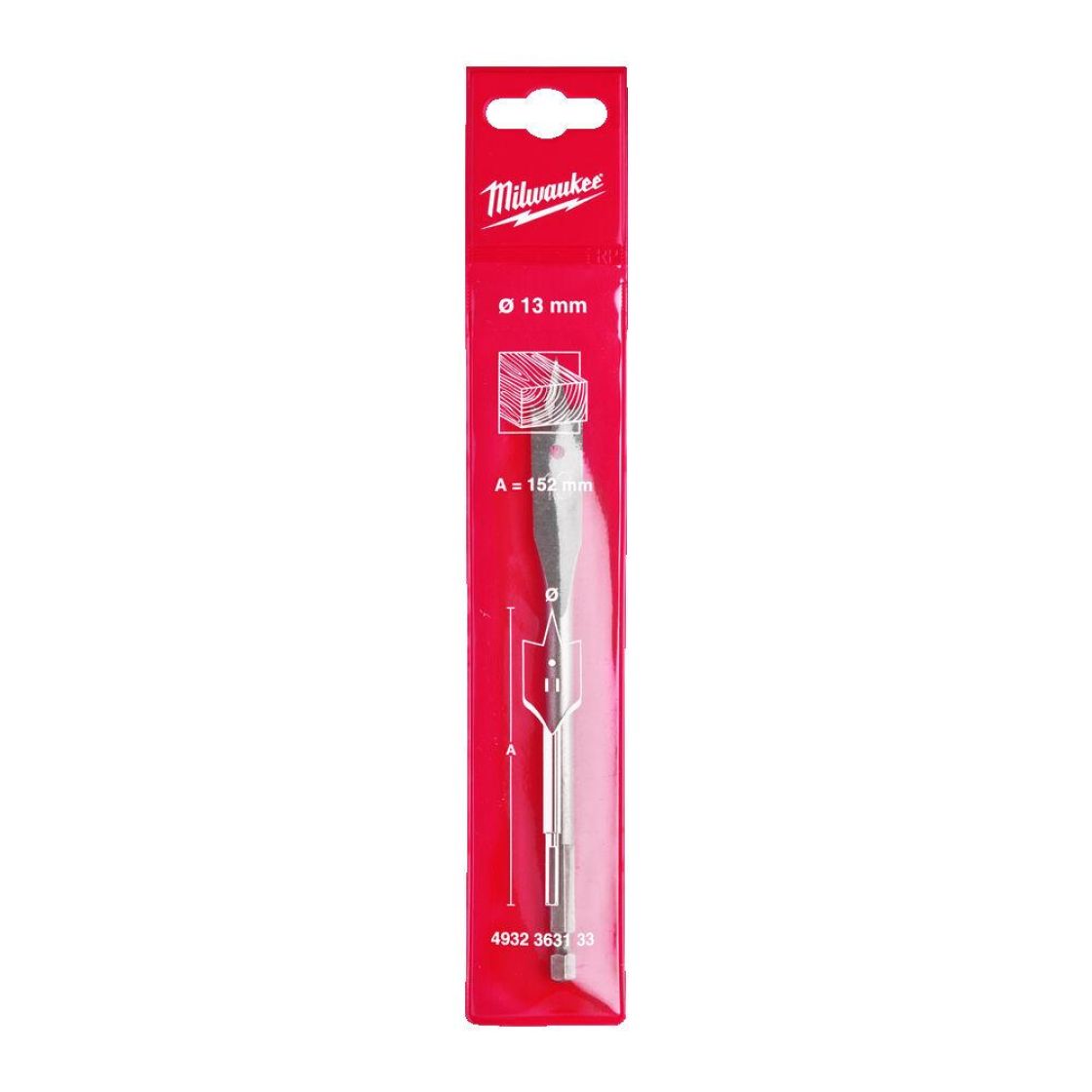 Milwaukee Lattaporanterä 13x152 mm