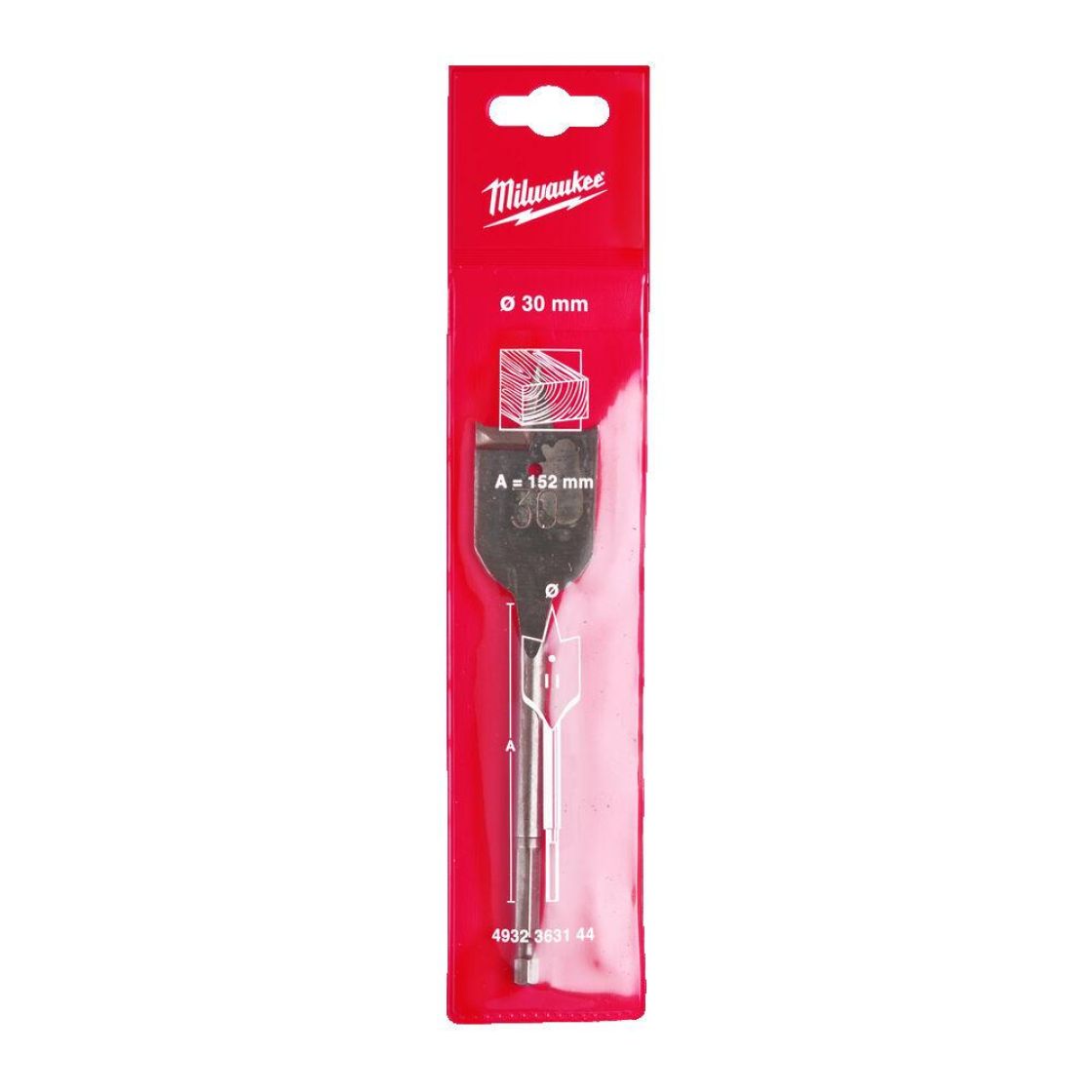 Milwaukee Lattaporanterä 30x152 mm