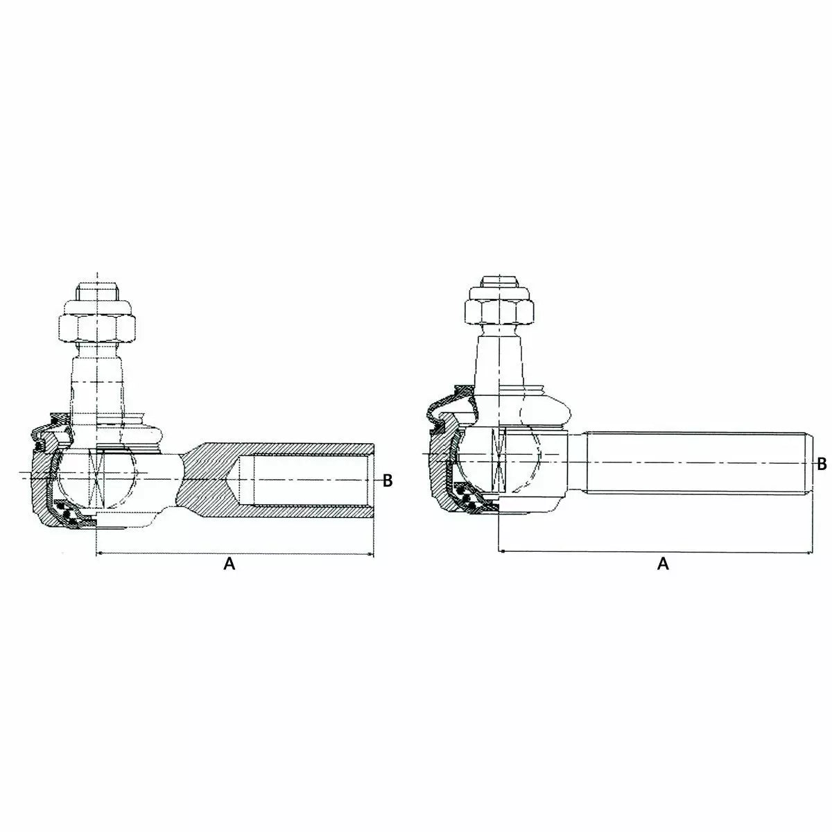 Raidetangonpää oikea ford 83929292