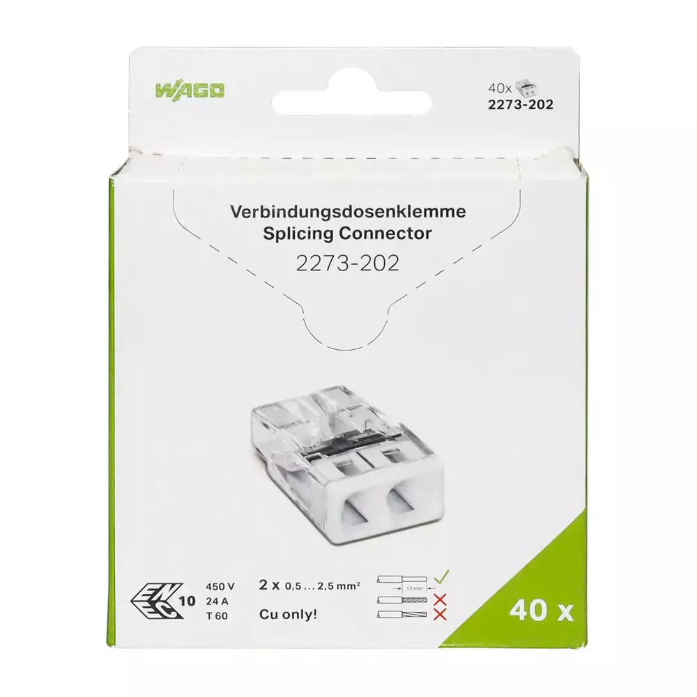 Wago 2-Nap 0.5-2.5 mm² val