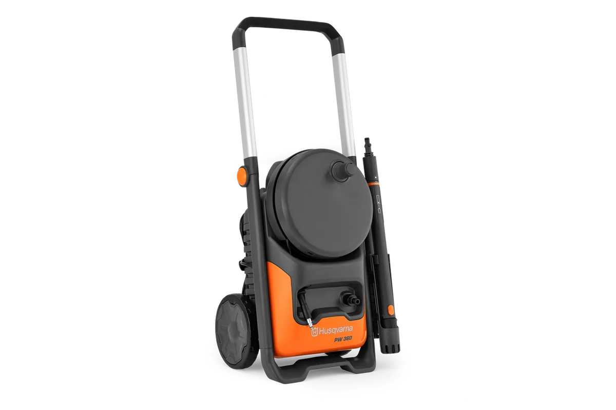 Husqvarna pw 360, maks. 160 bar, virt. 350-450 l/h, 9 m ultraflex korkeap.letku, 2,1 kw