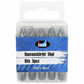 Ruuvauskärki 5 kpl 50 mm PZ2 värirengas