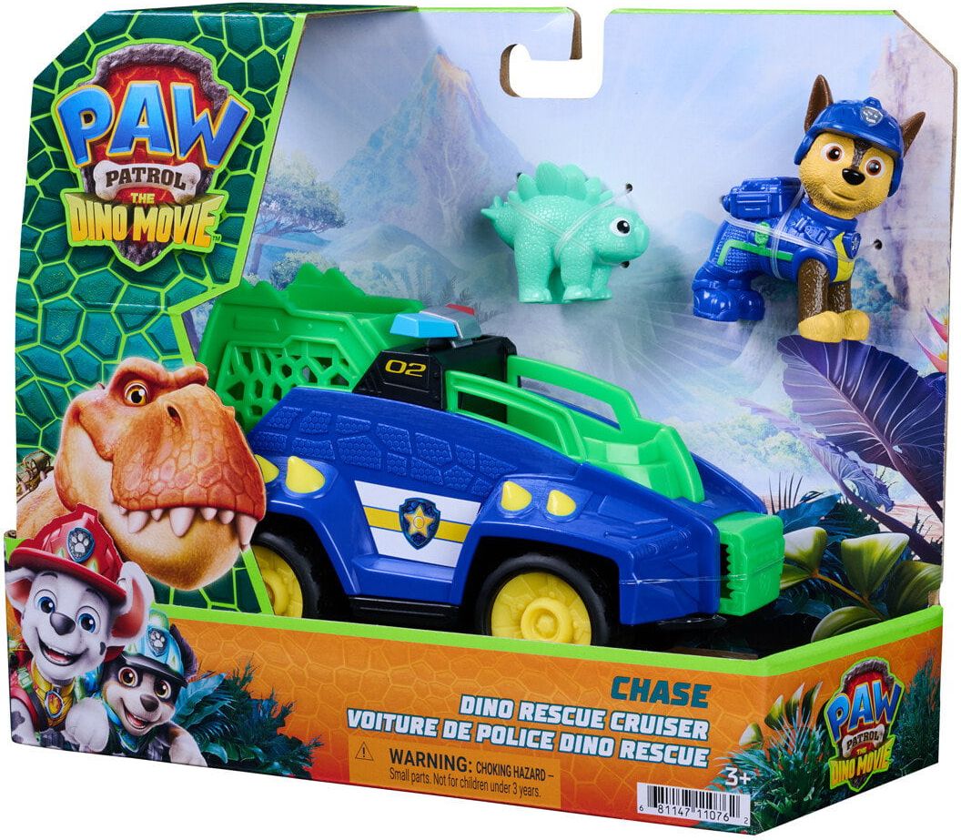Paw Patrol Movie 3 Dino Theme Vehicle Chase