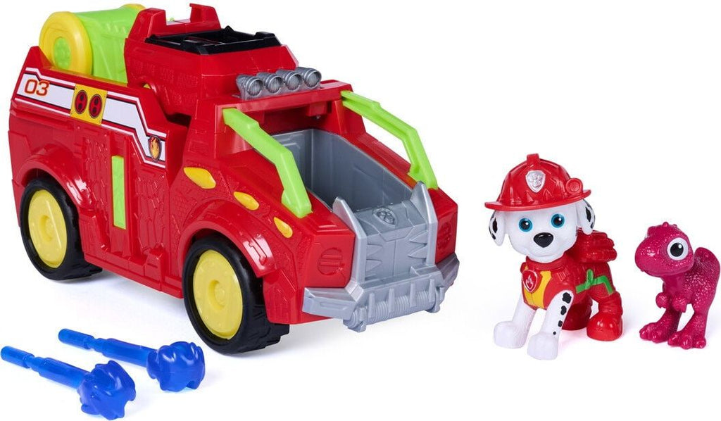 Paw Patrol Movie 3 Dino Theme Vehicle Marshall