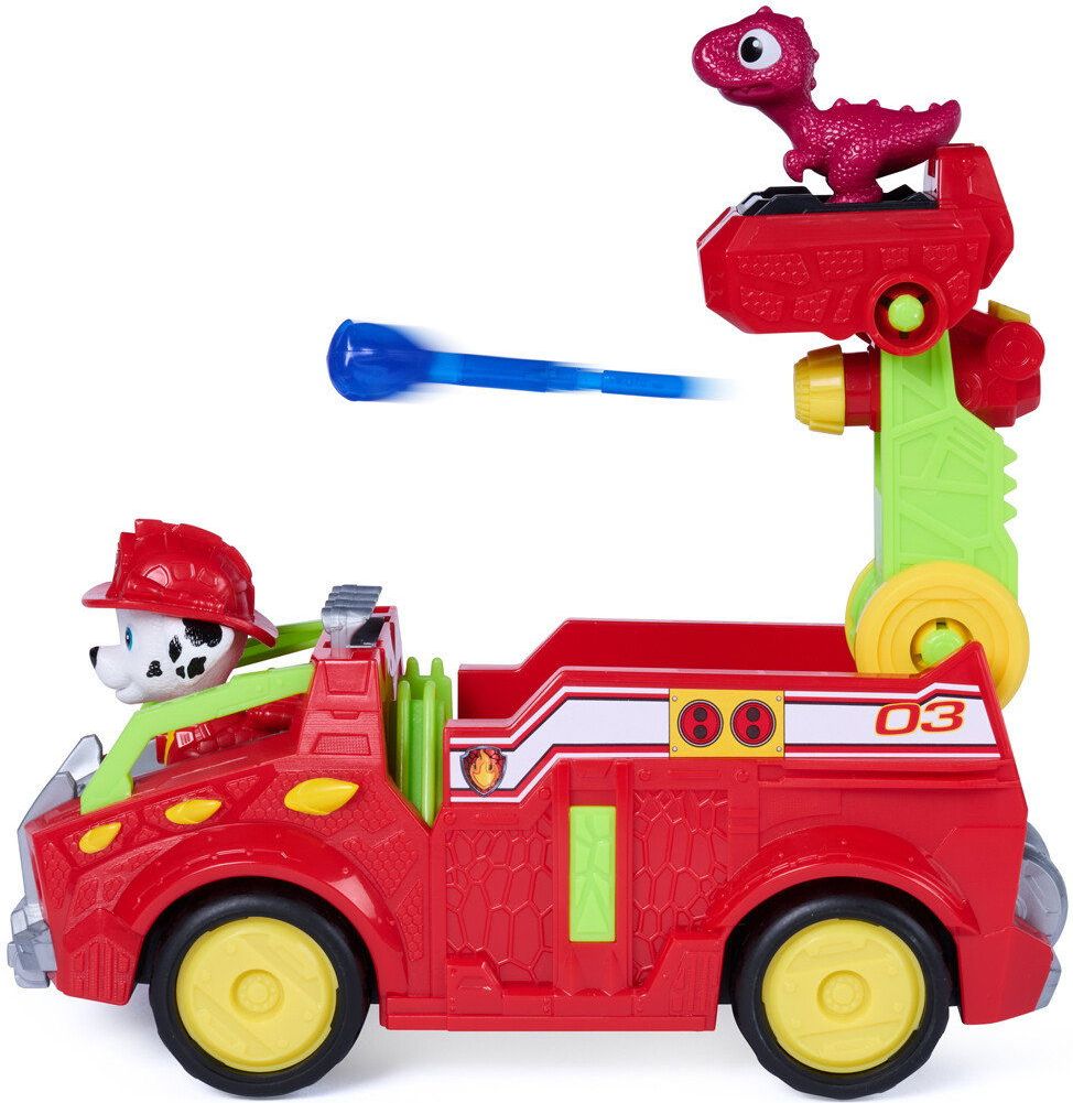 Paw Patrol Movie 3 Dino Theme Vehicle Marshall