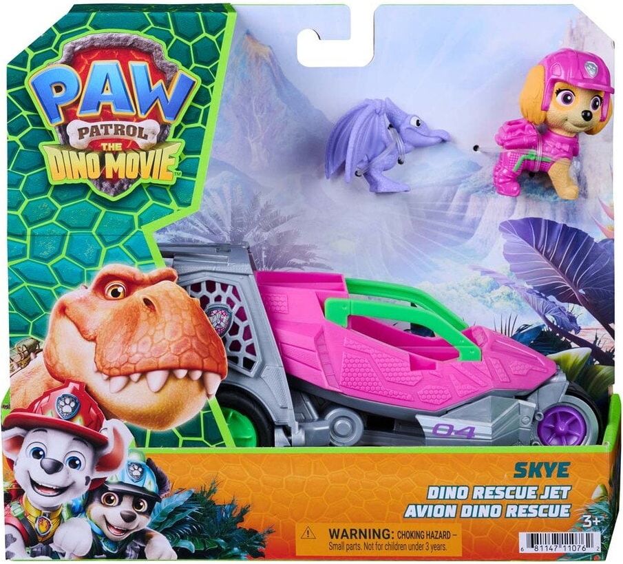 Paw Patrol Movie 3 Dino Theme Vehicle Skye