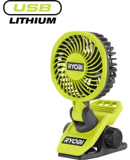 Ryobi klipsituuletin RCF4-0 USB lithium Runko