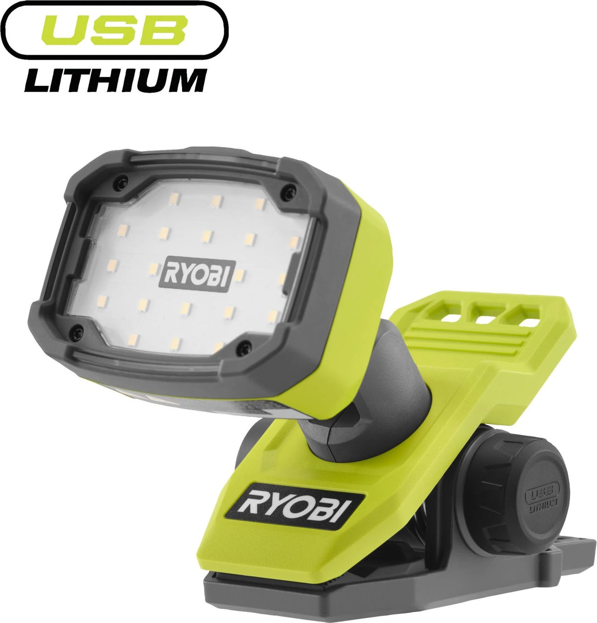 Ryobi klipsivalaisin RLC4-0 USB lithium Runko