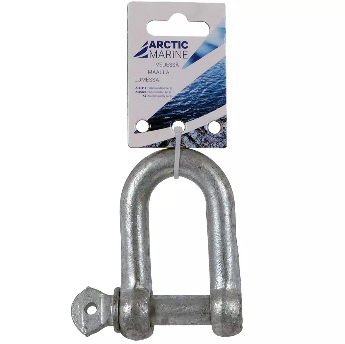 Arctic Marine Sakkeli Kuumasinkitty D-tyyppi 20 mm