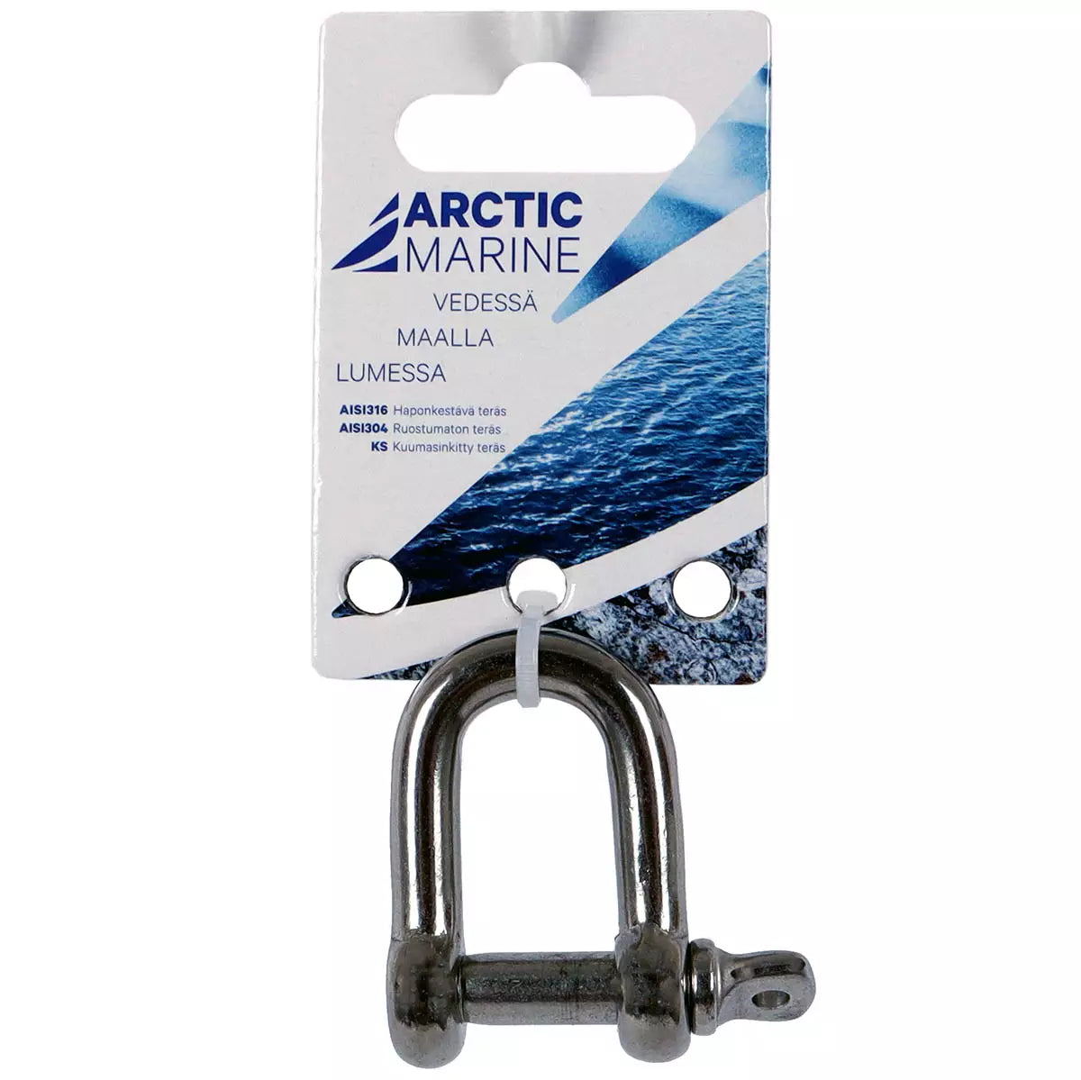 Arctic Marine Sakkeli 6 mm, D-tyyppi, aisi 316