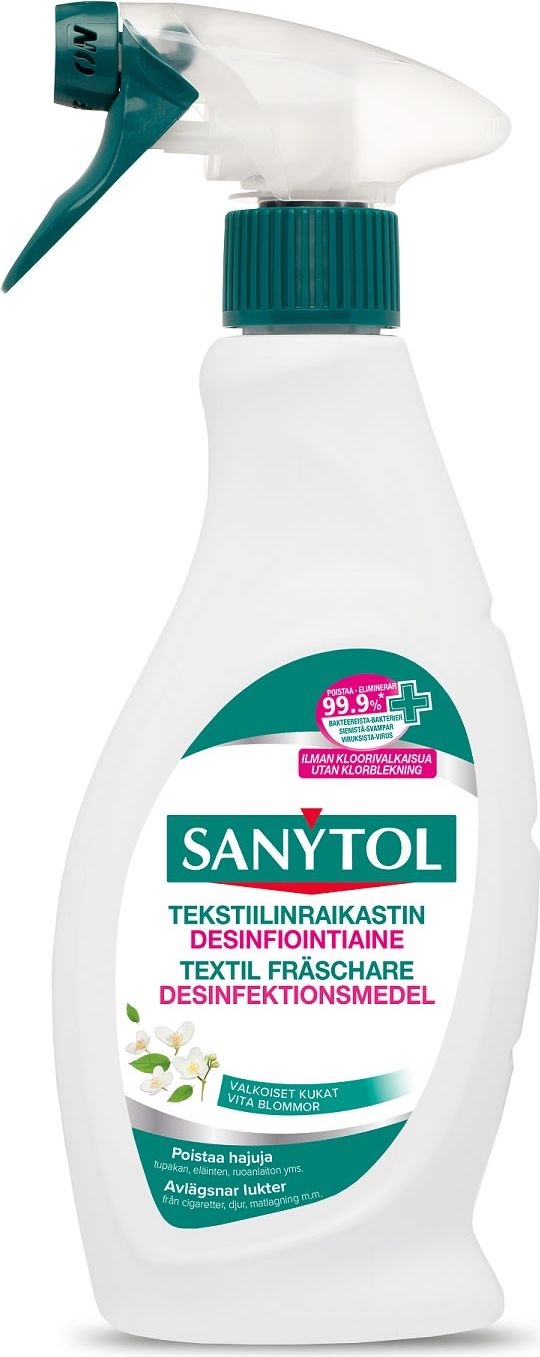 Sanytol tekstiilin raikastin- ja desinfiointiaine