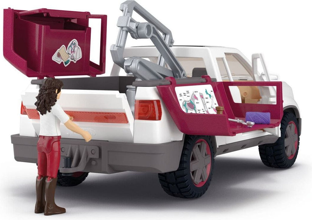 Schleich Eläinlääkäri Auto ja Traileri 42704