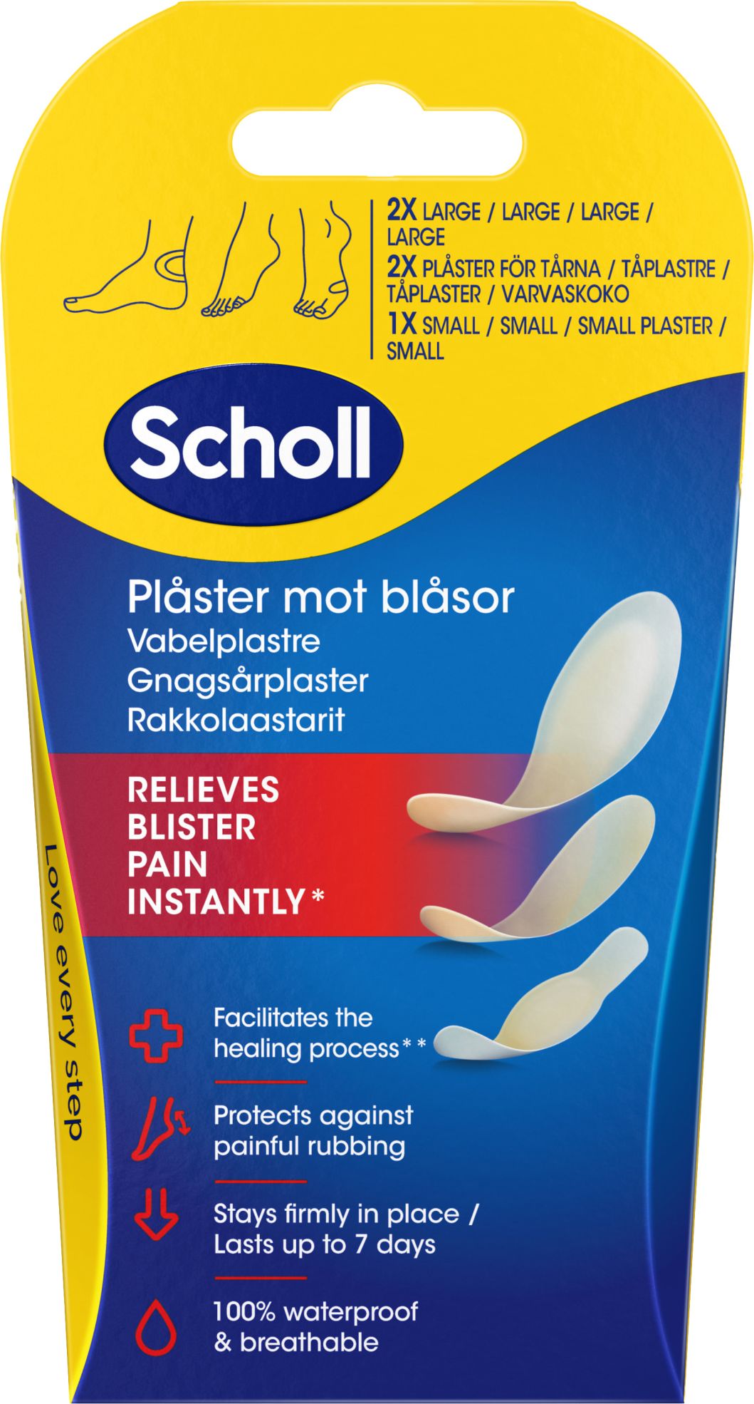 Scholl Rakkolaastari 5 kpl Lajitelma