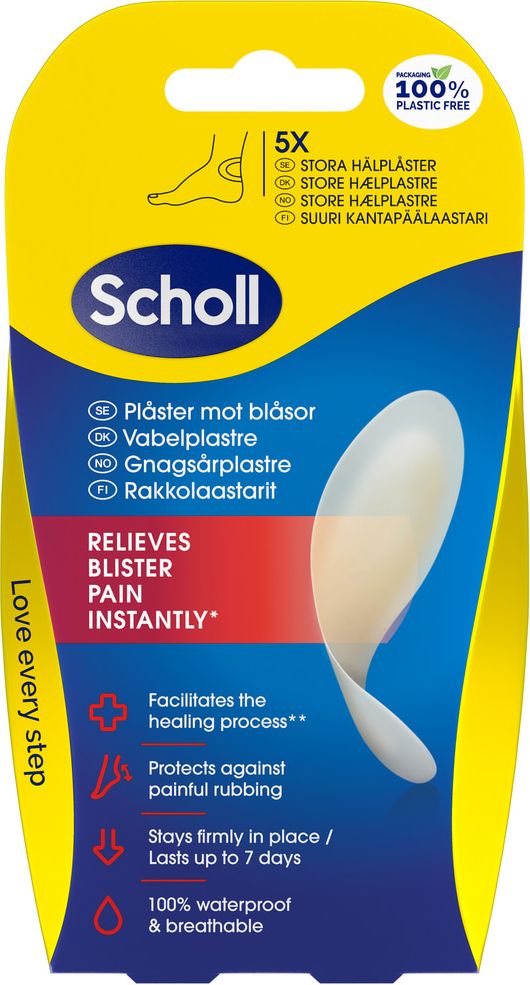 Scholl Rakkolaastari 5 kpl Kantapää