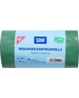 Sini Roskapussi 30 l Kantokahvoilla