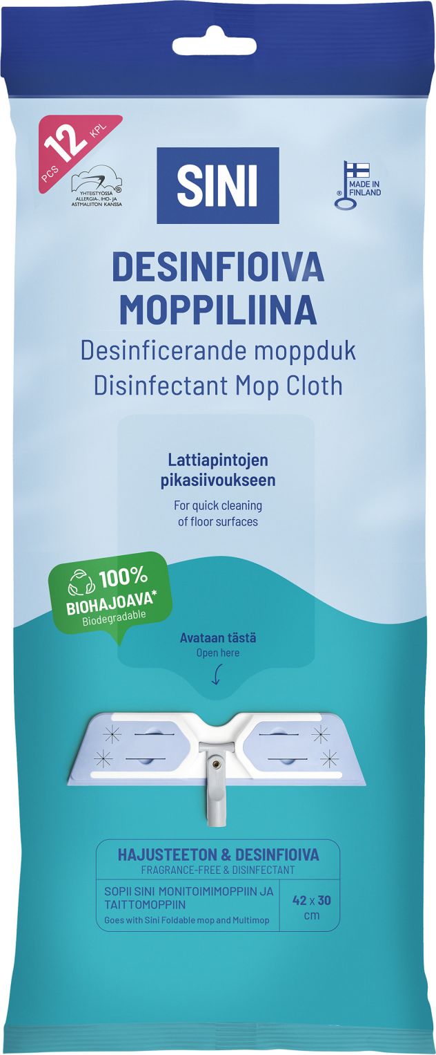 Sini Desinfioiva moppiliina 12 kpl