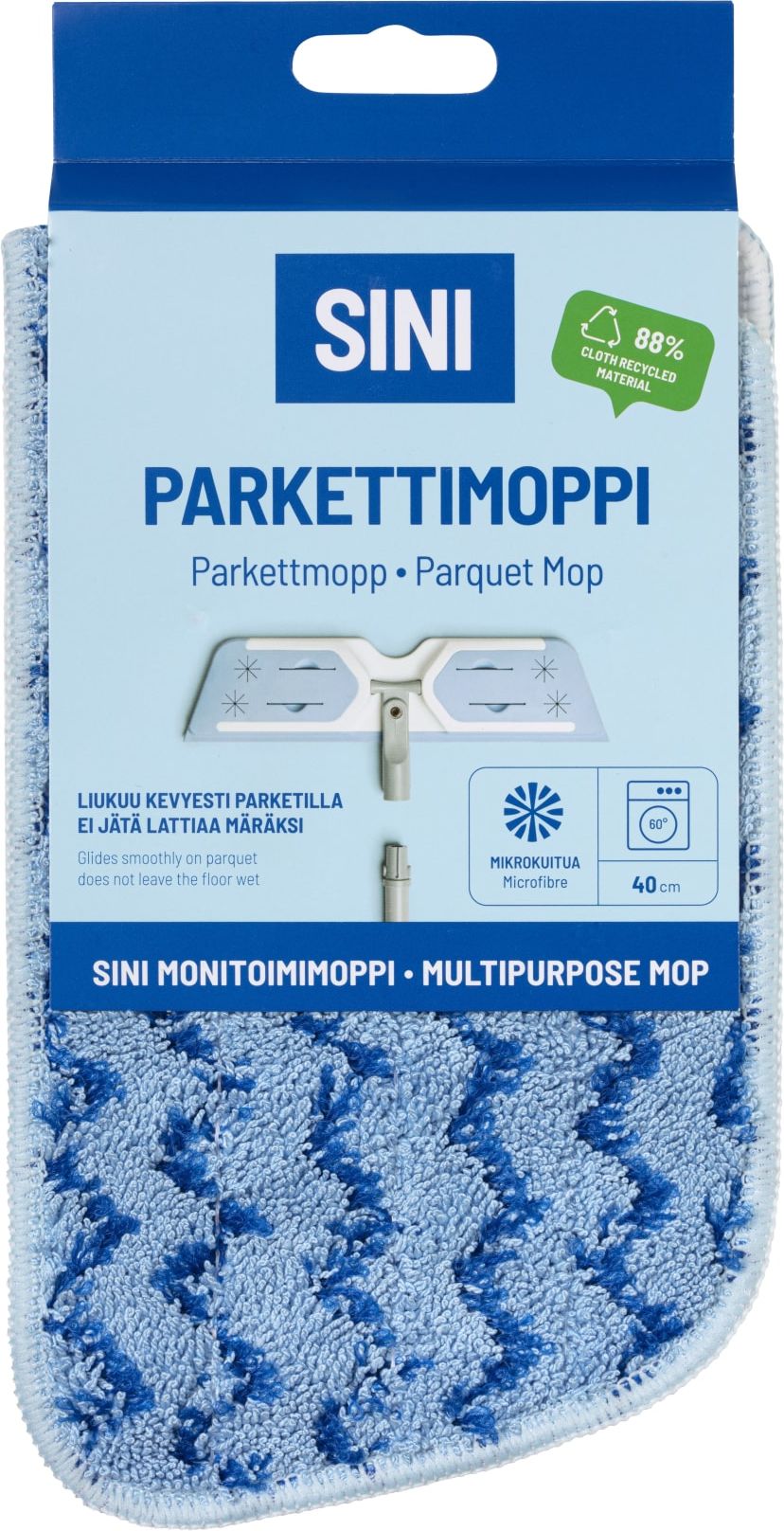 Sini Parkettimoppi Monitoimimoppiin