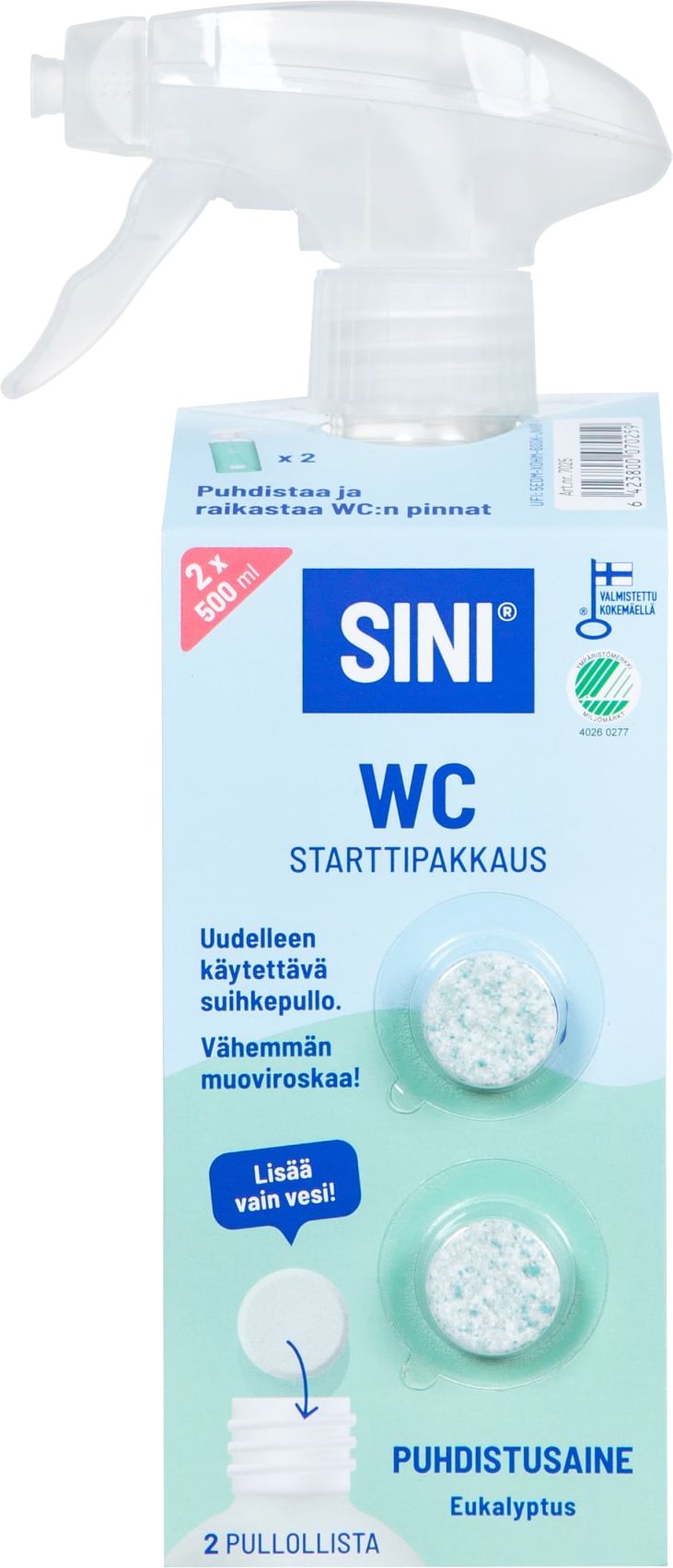 Sini WC-puhdistusaine-Tabletti Stattipakkaus
