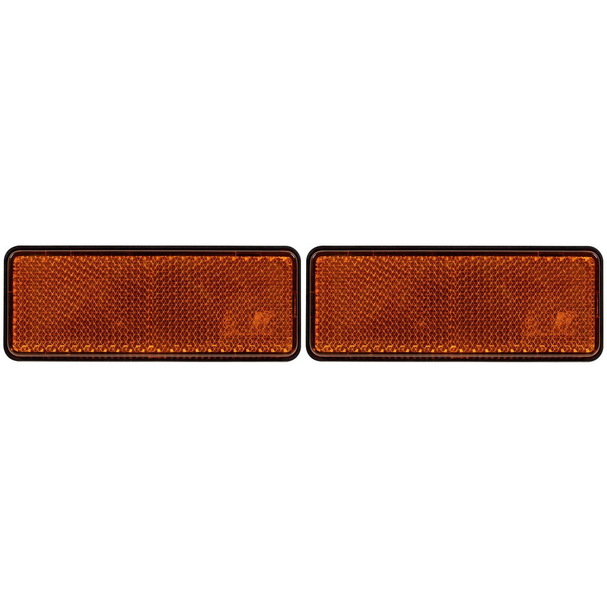 Heijastin 95x38 mm keltainen 2 kpl sarja