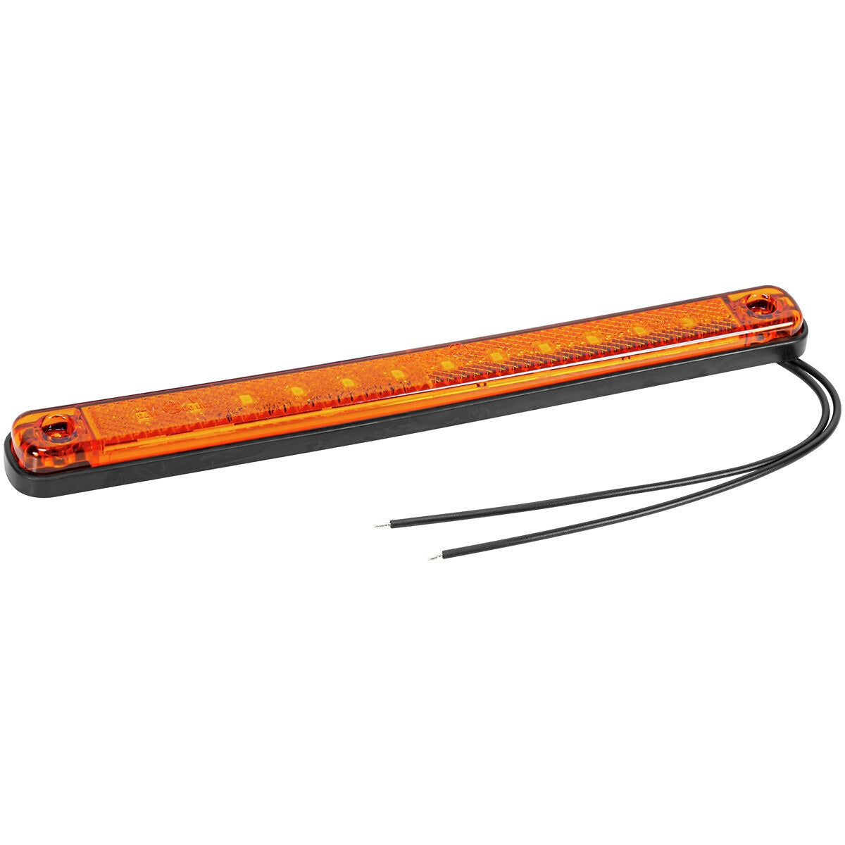 Äärivalo LED pitkä keltainen 12-24 v
