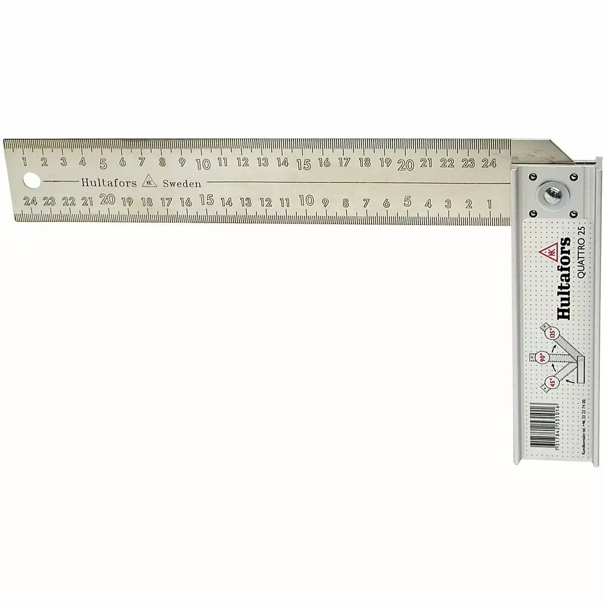 Suorakulma 250 mm quatro hult