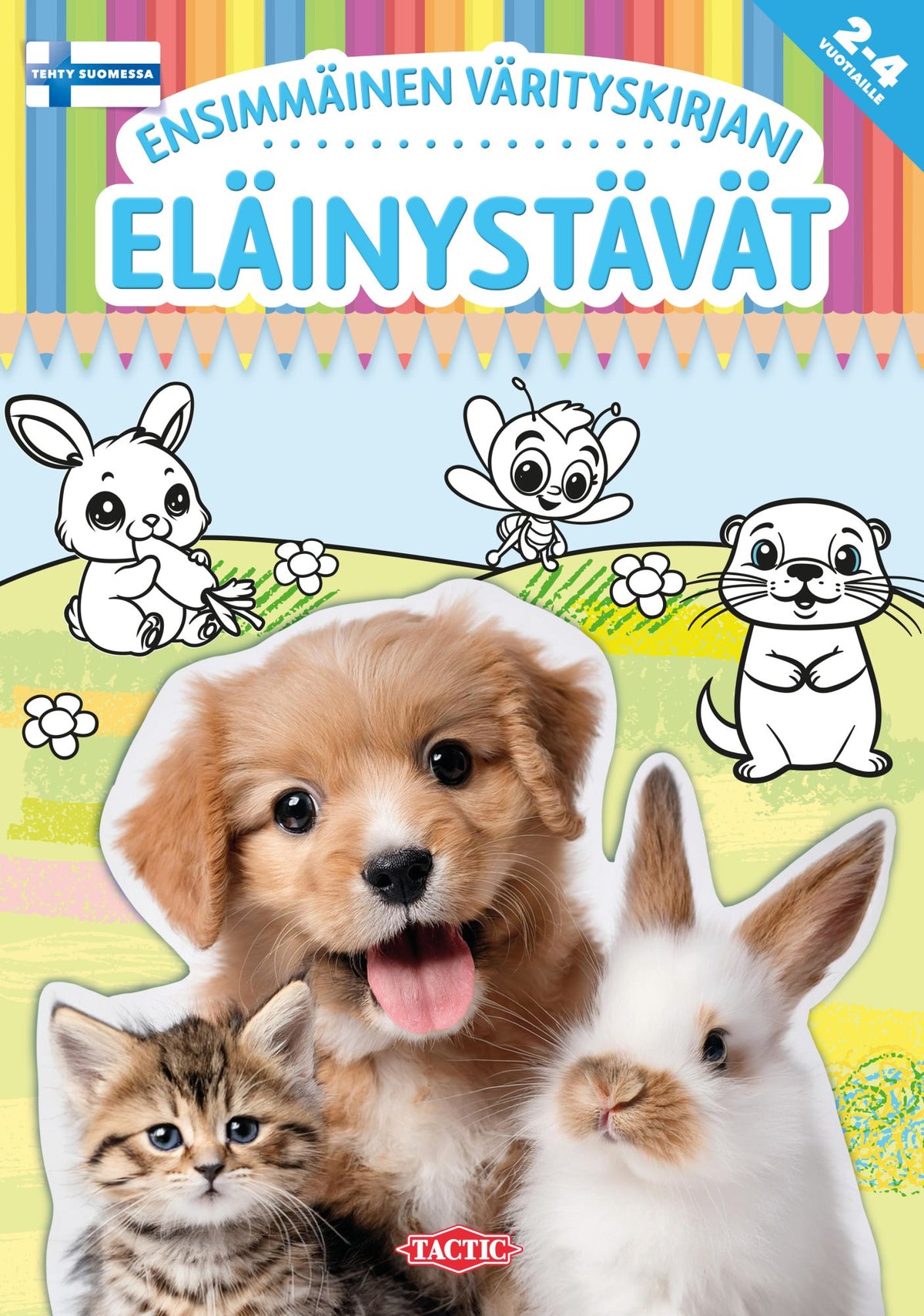 Ensimmäinen värityskirjani Eläinystävät