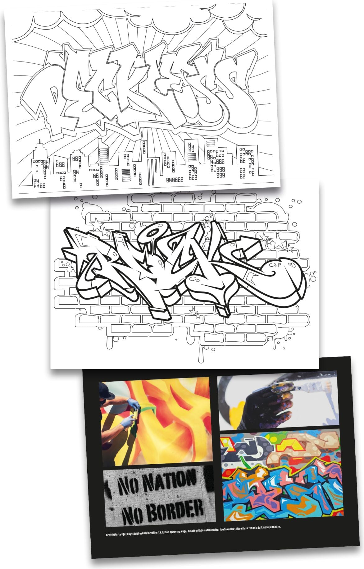 Graffiti värityskirja