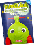 Kuueläin kurkkumaasta puuhakirja