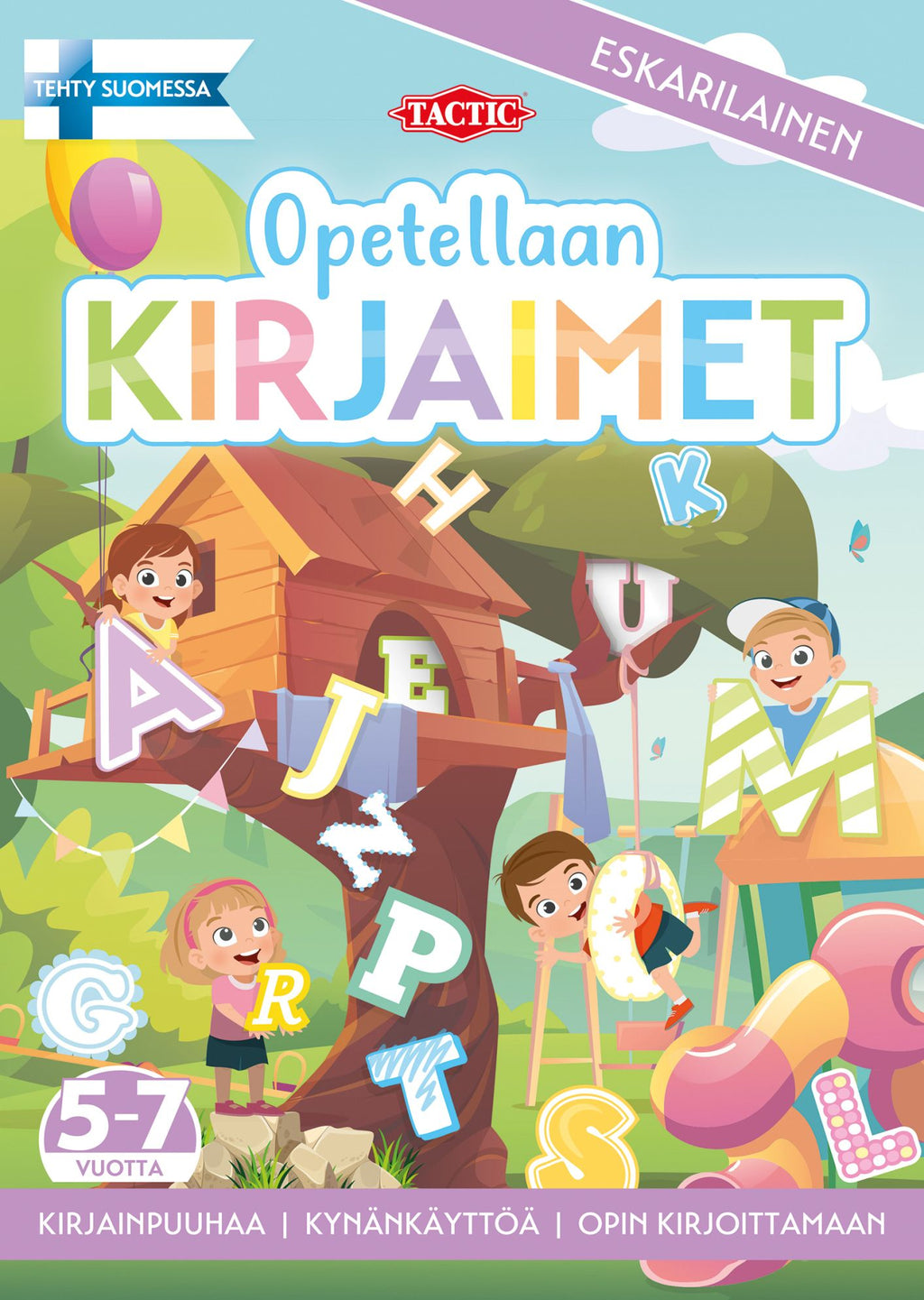 Opetellaan kirjaimet Puuhakirja