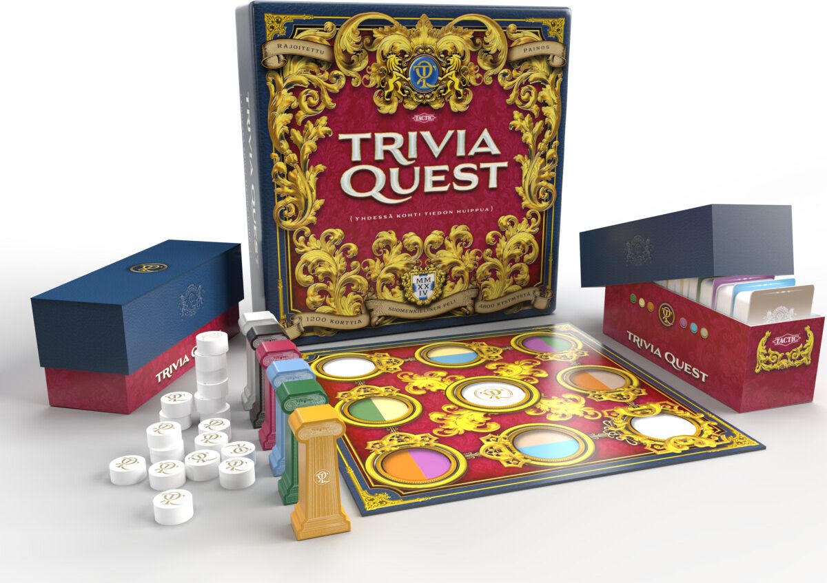 Trivia Quest lautapeli 4800 kysymystä