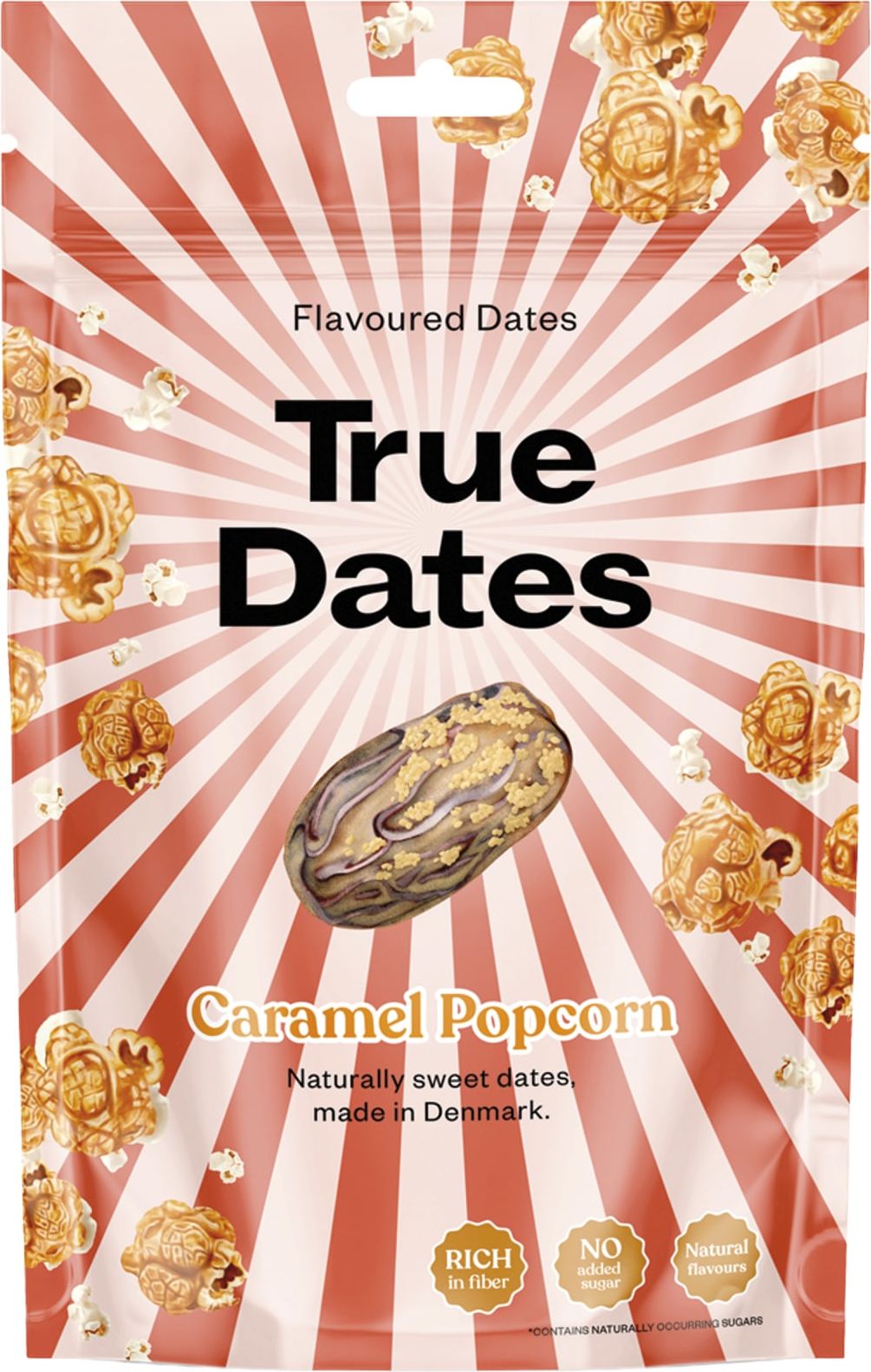 True Dates Caramel Popcorn -taatelit 100 g