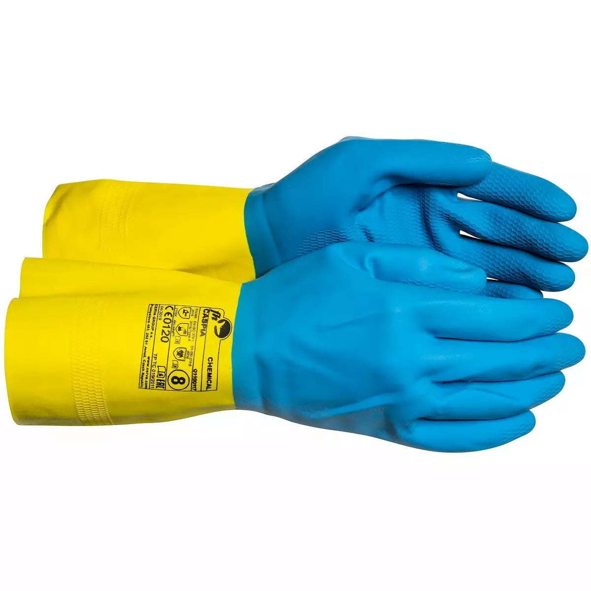 Työkäsineet 9 latex-neopreeni nukattu
