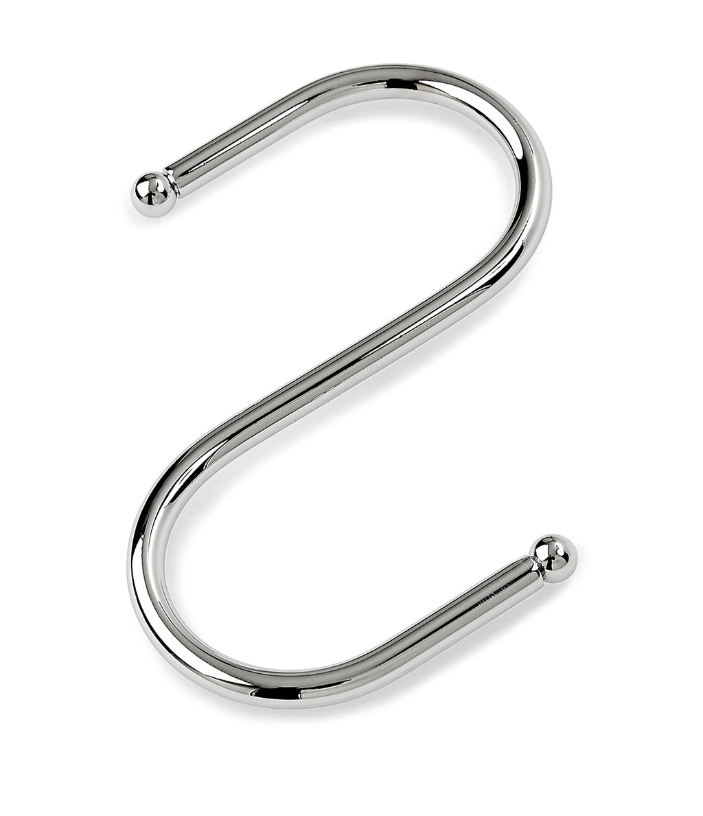 S-koukku 106 100 mm kromi teräs IP