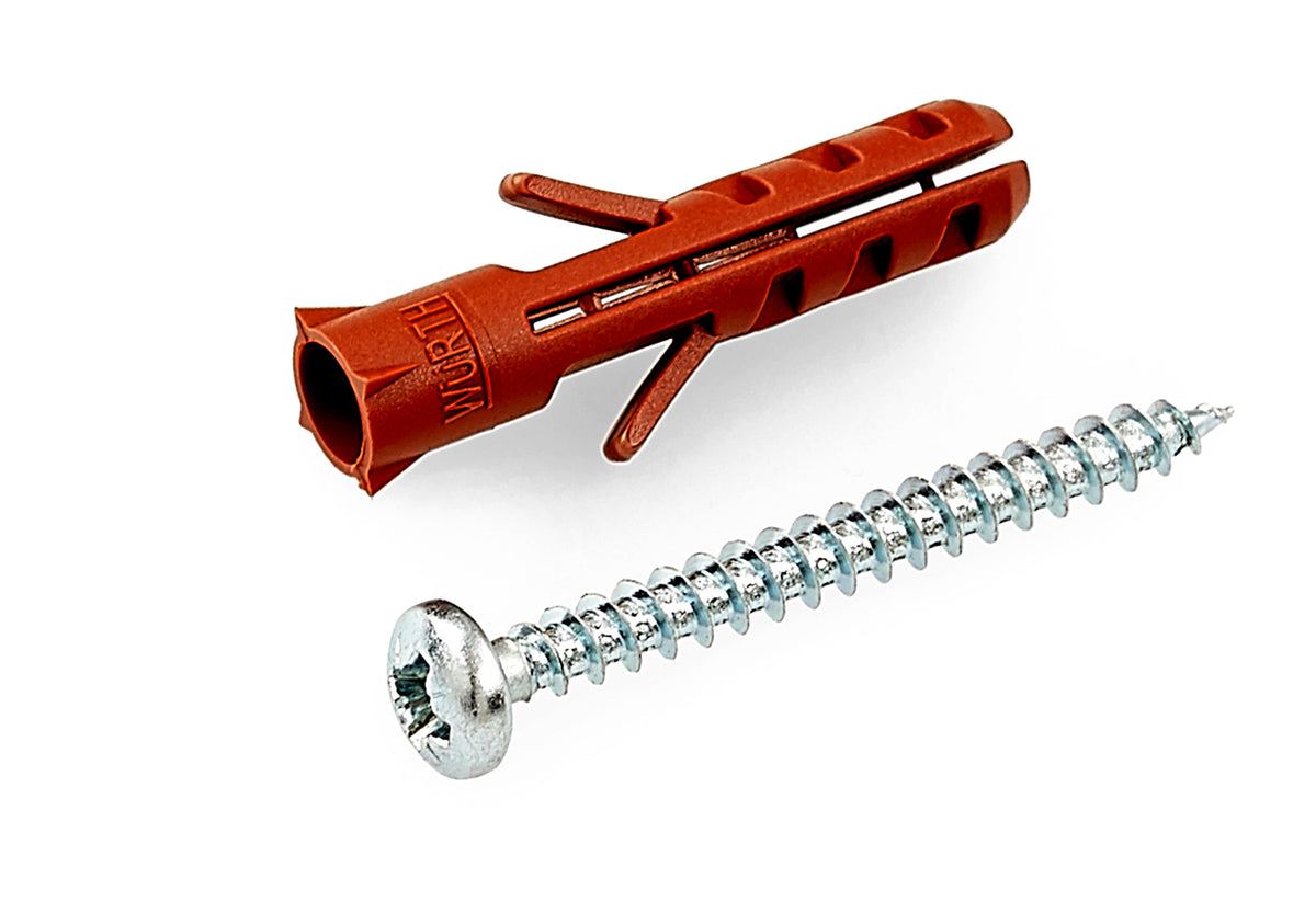Nailontulppa 8X40/ruuvi 4,5x40 mm