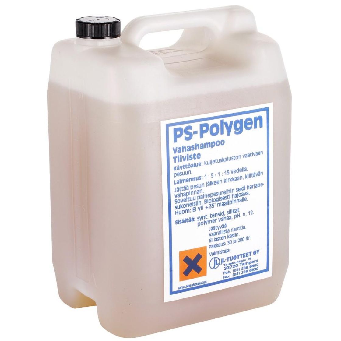 Vahashampoo tiiviste ps-polygen 10 l