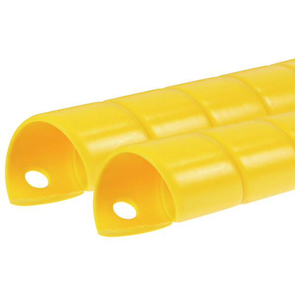 Suojaspiraali 75 mm keltainen  1 m 2 kpl