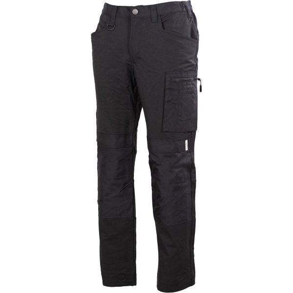Housut stretch M kromiitti naisten musta