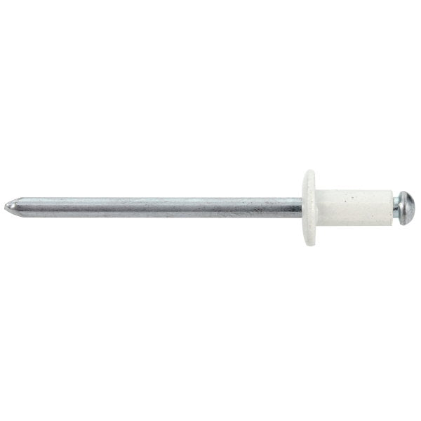 Vetoniitti alu 4,0X 8,0 valkoinen 50 kpl blister