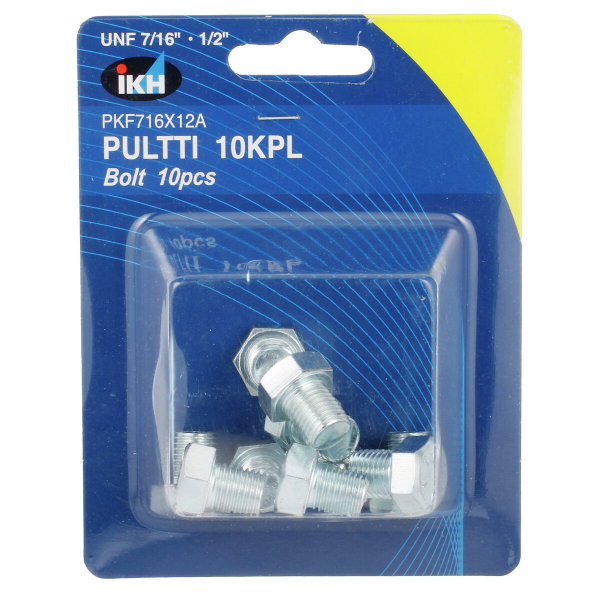 Pultti UNF 7/16 x 1/2" 10 kpl sinkitty
