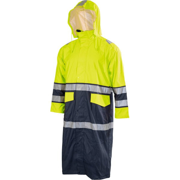 Sadetakki S kulta pitkä fl.kelt/t.sininen LK3