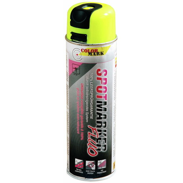 Maali merkintä 500 ml keltainen fluori spot