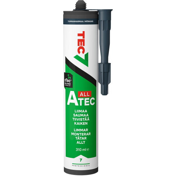 A-tec liima-ja tiivistysmassa 310 ml tumman harmaa
