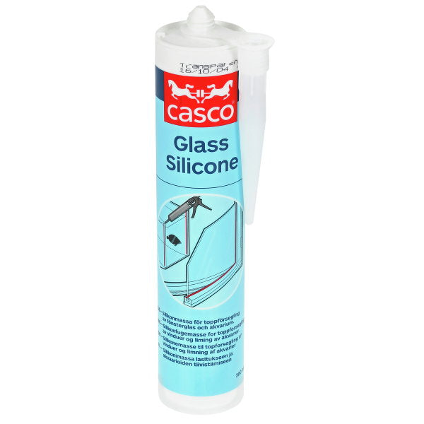 Lasitussilikoni 300 ml Casco akvaario esim.